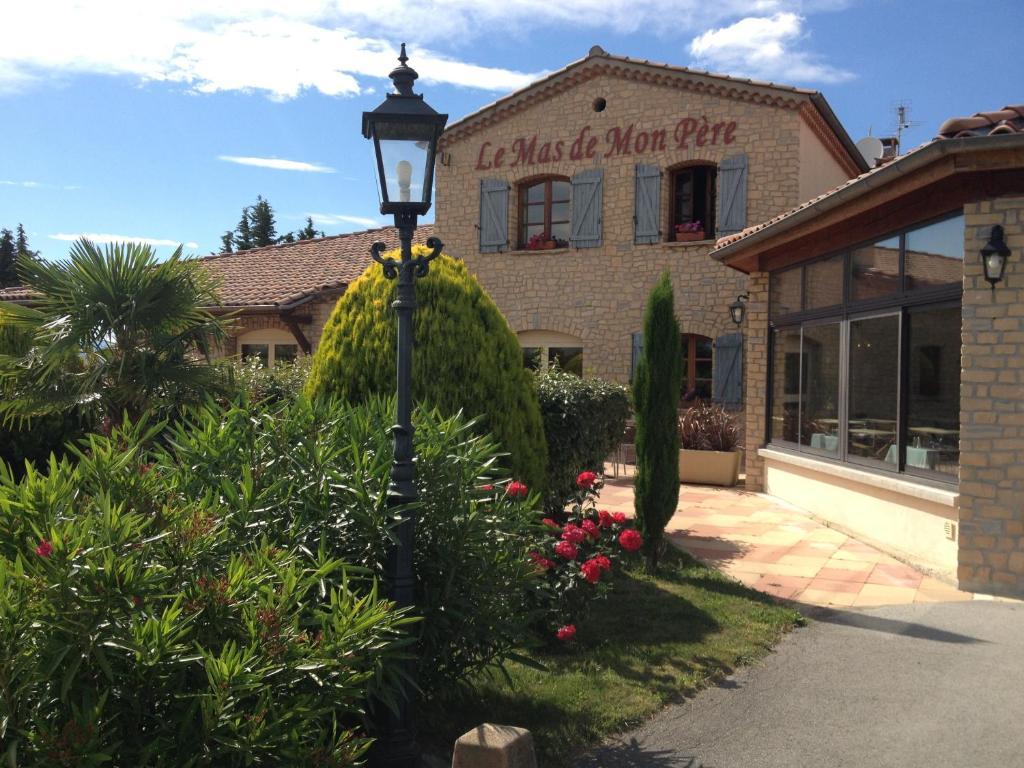 Logis Hotel Restaurant Le Mas De Mon Pere Saint-Jean-le-Centenier Exterior photo